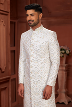 Load image into Gallery viewer, Off White Handwork Embroidery Sherwani