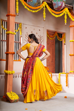 Load image into Gallery viewer, Yellow Exclusive With Mirror Work Chaniya Choli