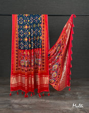 Load image into Gallery viewer, Multi Colour Bandhej Digital Print Silk Dupatta