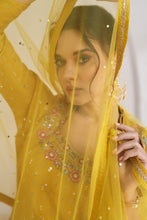 Load image into Gallery viewer, Yellow Long Top Ready To Wear Sharara