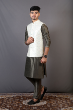 Load image into Gallery viewer, Mehndi Color Kurta Pajama for Men